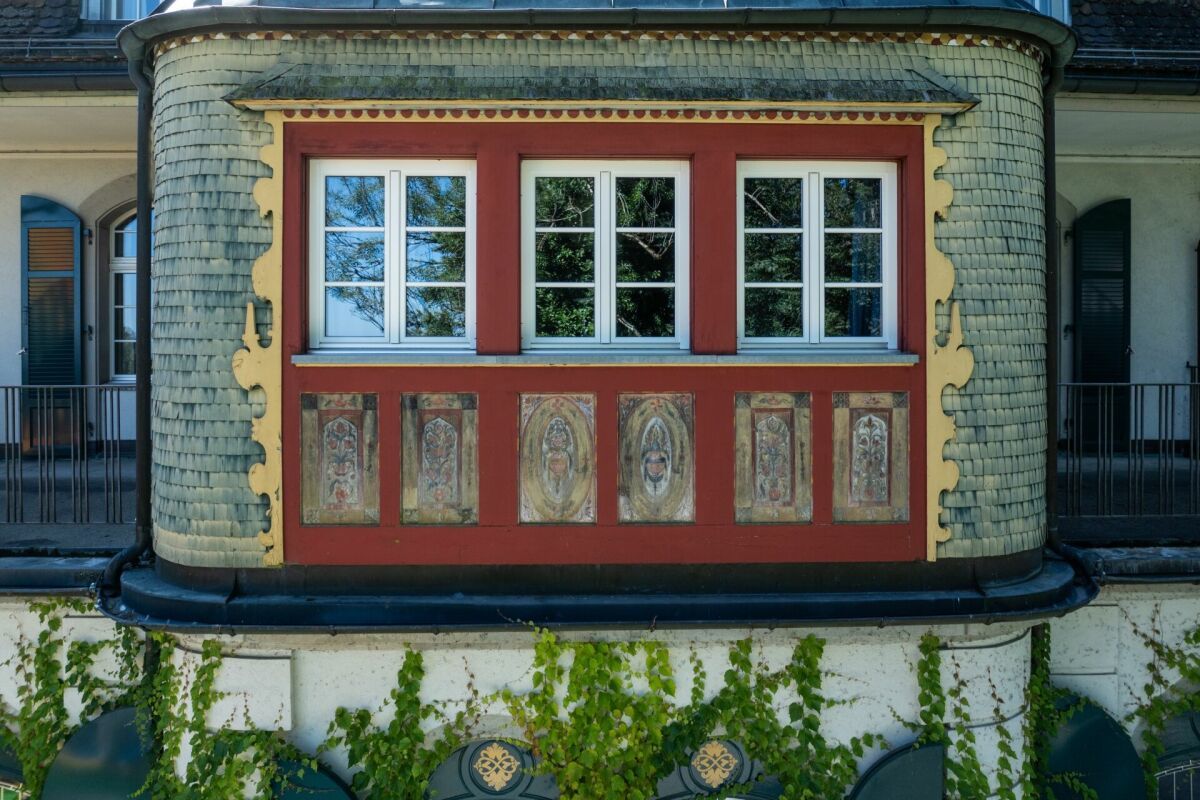 Nord-Fassade; Ansicht des Wintergartens